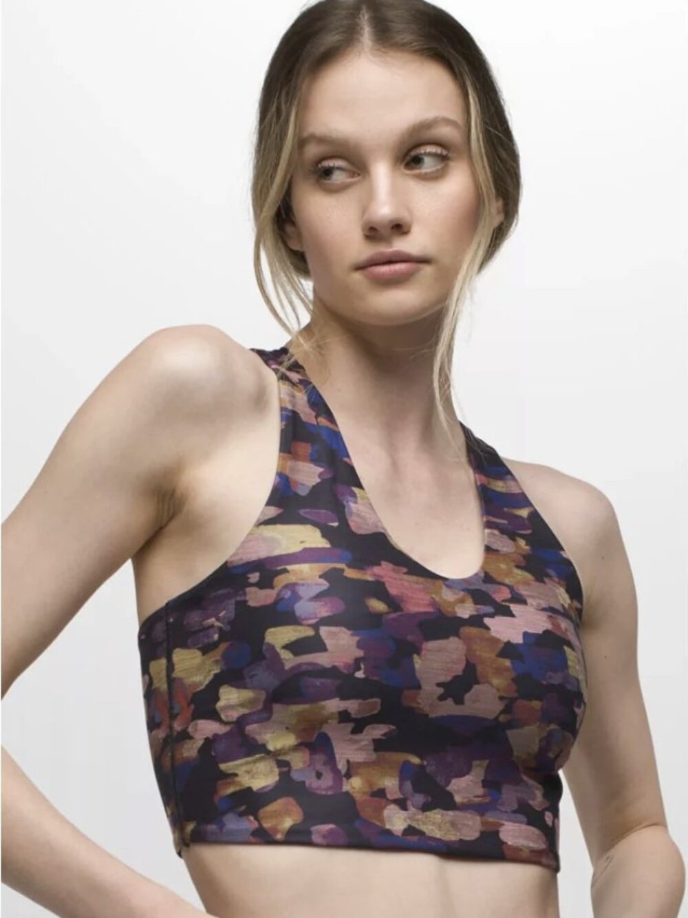 Prana Luxara Reversible Crop Top Size M